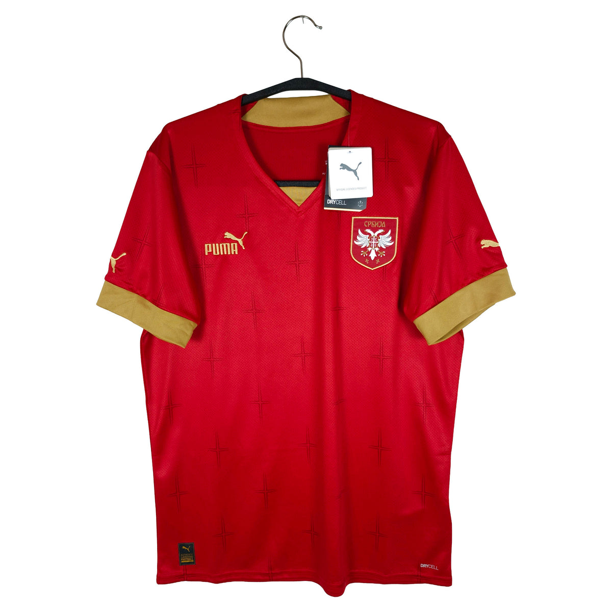 2022-23 Serbia Home Shirt - front view
