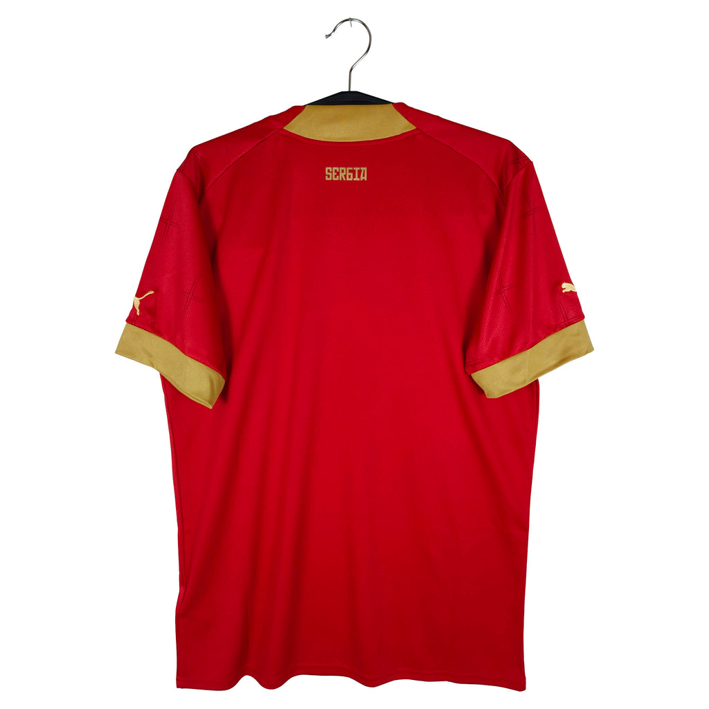 2022-23 Serbia Home Shirt - back view