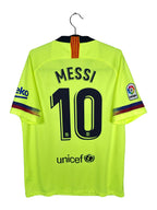 2018-19 Barcelona Away Shirt Messi #10 - back view