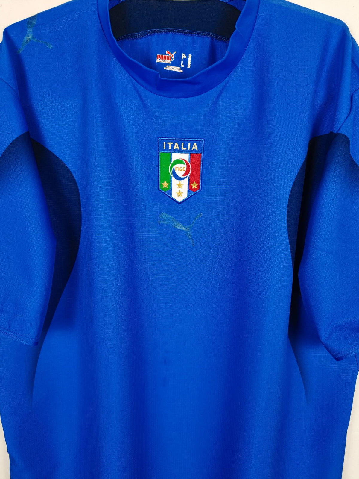 2006 Italy Home Shirt - detailed view