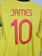 2019-20 Colombia thuisshirt James #10 - detailfoto