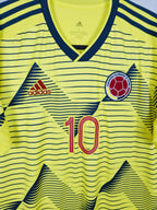 2019-20 Colombia thuisshirt James #10 - detailfoto