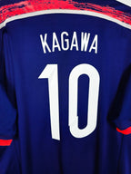 2013-15 Japan thuisshirt Kagawa #10 - detailfoto