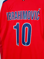 2014-15 Paris Saint-Germain derde shirt Ibrahimovic #10 - detailfoto
