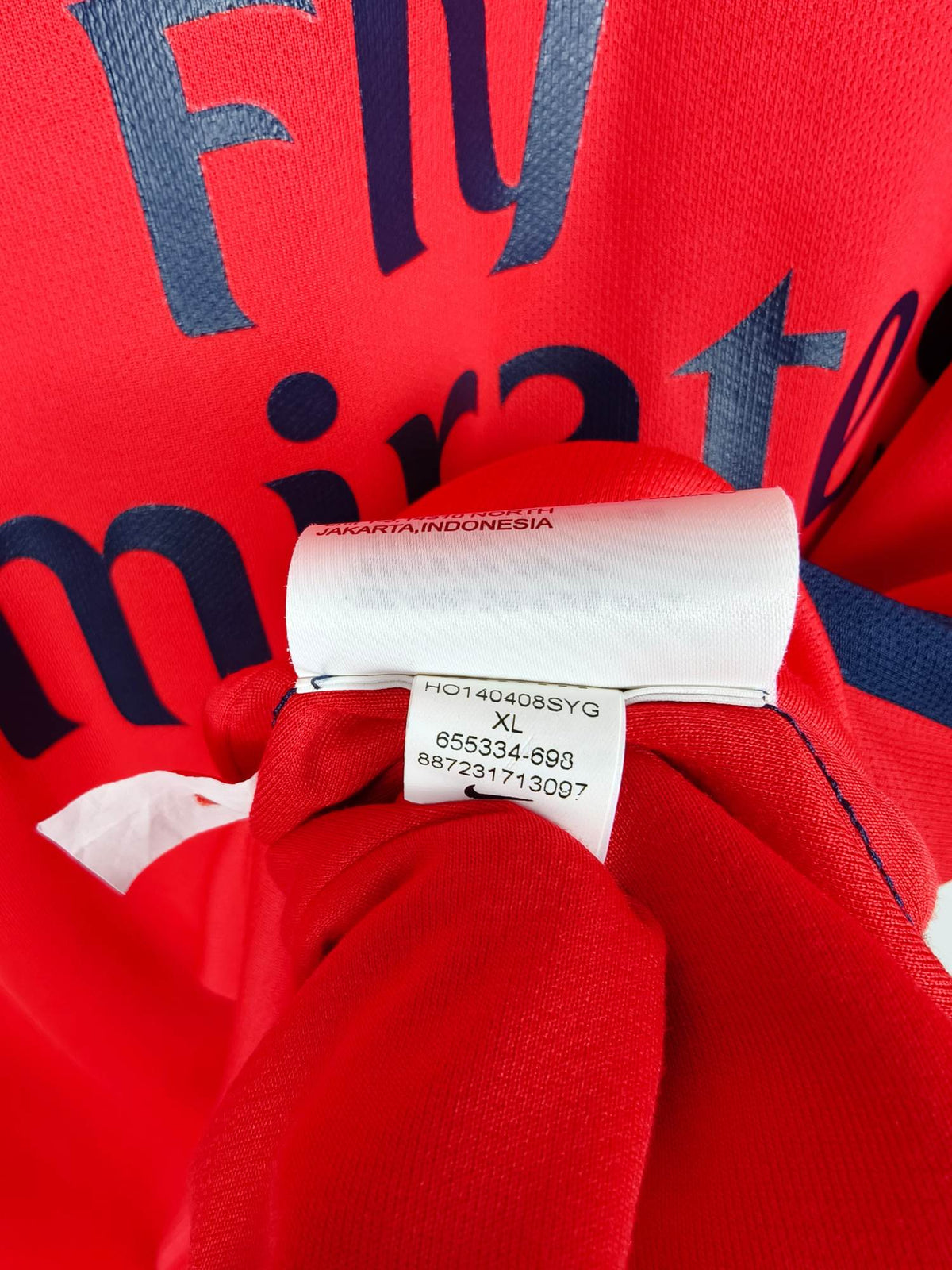 2014-15 Paris Saint-Germain derde shirt Ibrahimovic #10 - detailfoto