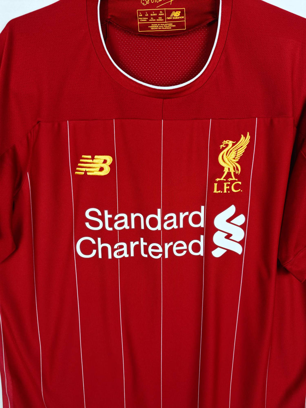 2019-20 Liverpool Home Shirt - detailed view