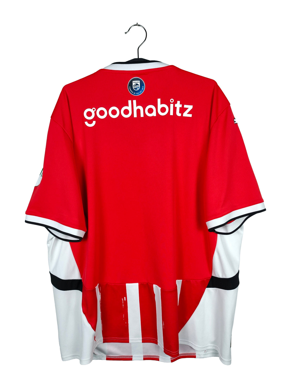 2024-25 PSV Home Shirt - back view