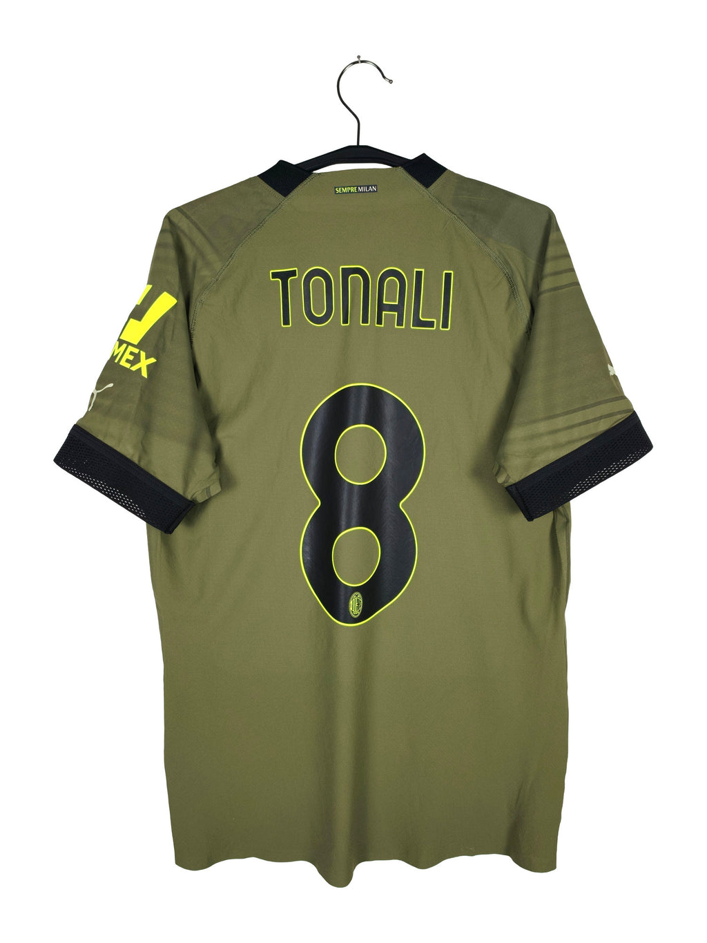 2022-23 AC Milan Third Shirt Tonali #8 (Pro) - back view
