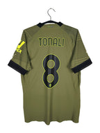 2022-23 AC Milan Third Shirt Tonali #8 (Pro) - back view