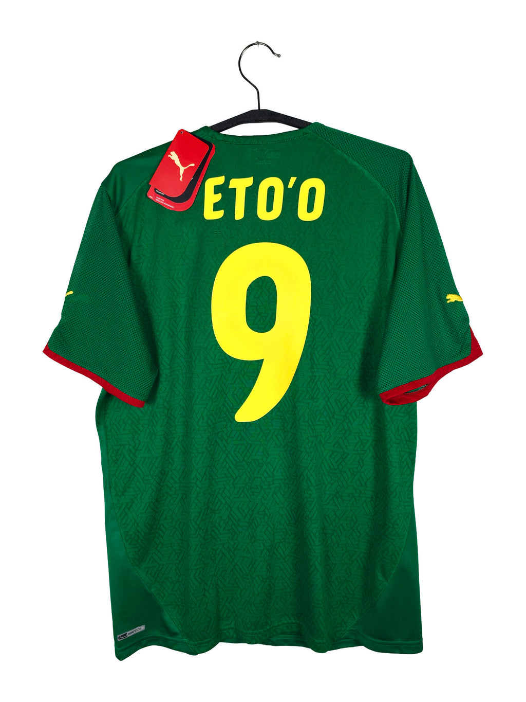 2010-11 Cameroon Home Shirt Eto'o #9 - back view