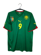 2010-11 Cameroon Home Shirt Eto'o #9 - front view