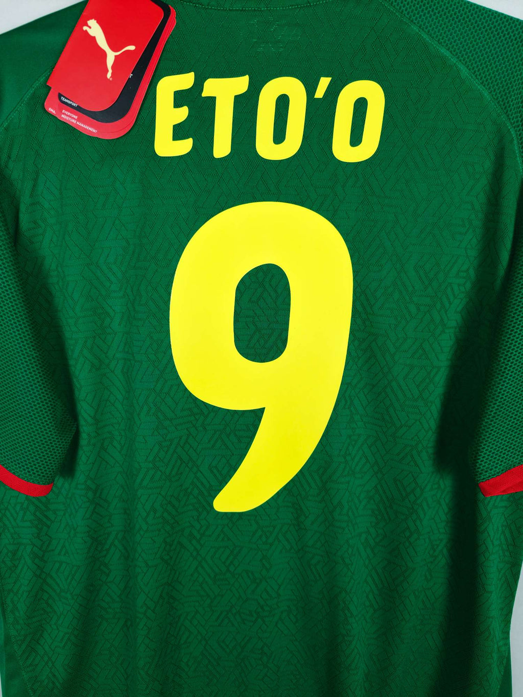 2010-11 Cameroon Home Shirt Eto'o #9 - detailed view