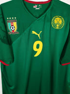 2010-11 Cameroon Home Shirt Eto'o #9 - detailed view