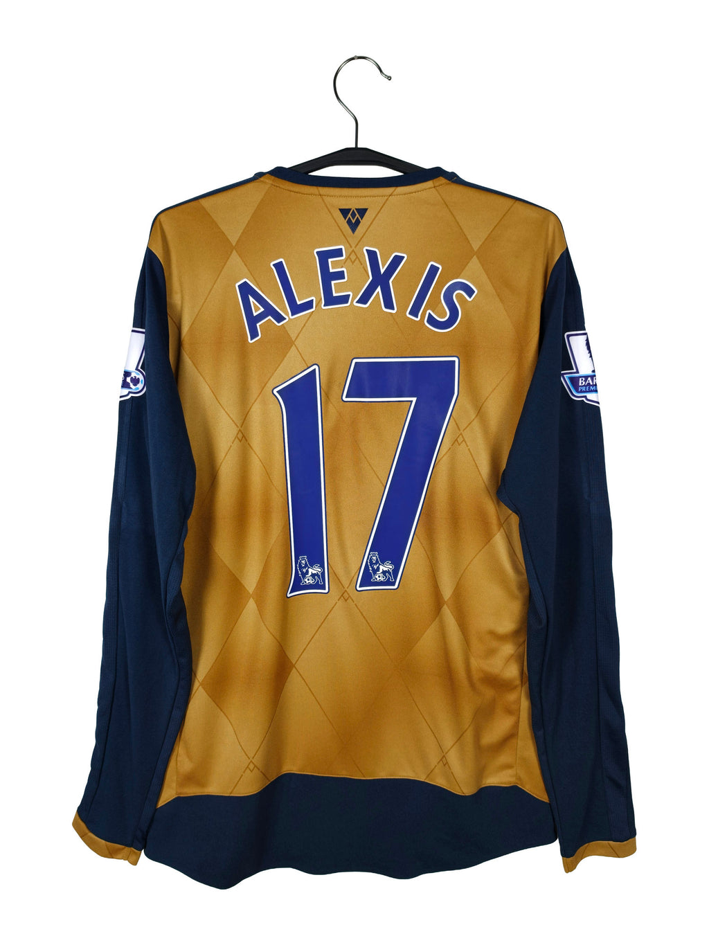 2015-16 Arsenal Away Shirt Alexis #17 (LS) - back view