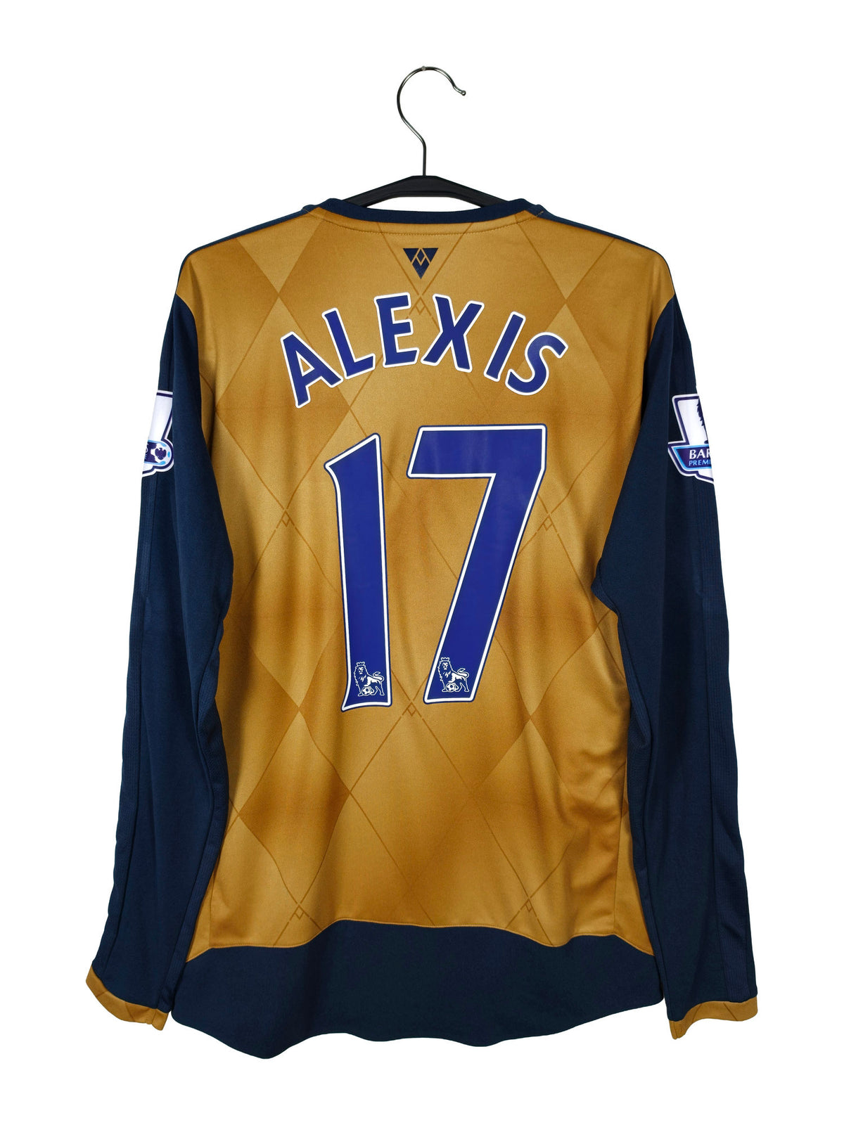 2015-16 Arsenal Away Shirt Alexis #17 (LS) - back view