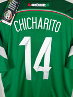 2014-15 Mexico Home Shirt Chicharito #14 - detailed view