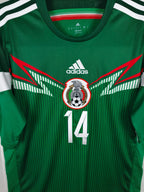 2014-15 Mexico Home Shirt Chicharito #14 - detailed view