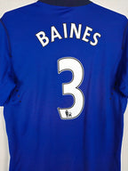 2014-15 Everton Home Shirt Baines #3 - detailed view