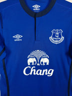 2014-15 Everton Home Shirt Baines #3 - detailed view
