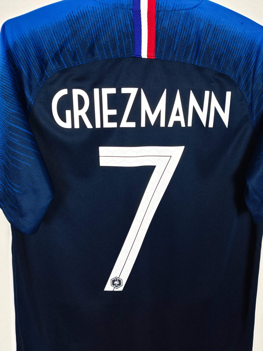 2018-19 France Home Shirt Griezmann #7 - detailed view
