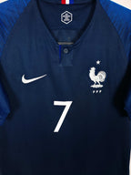 2018-19 France Home Shirt Griezmann #7 - detailed view