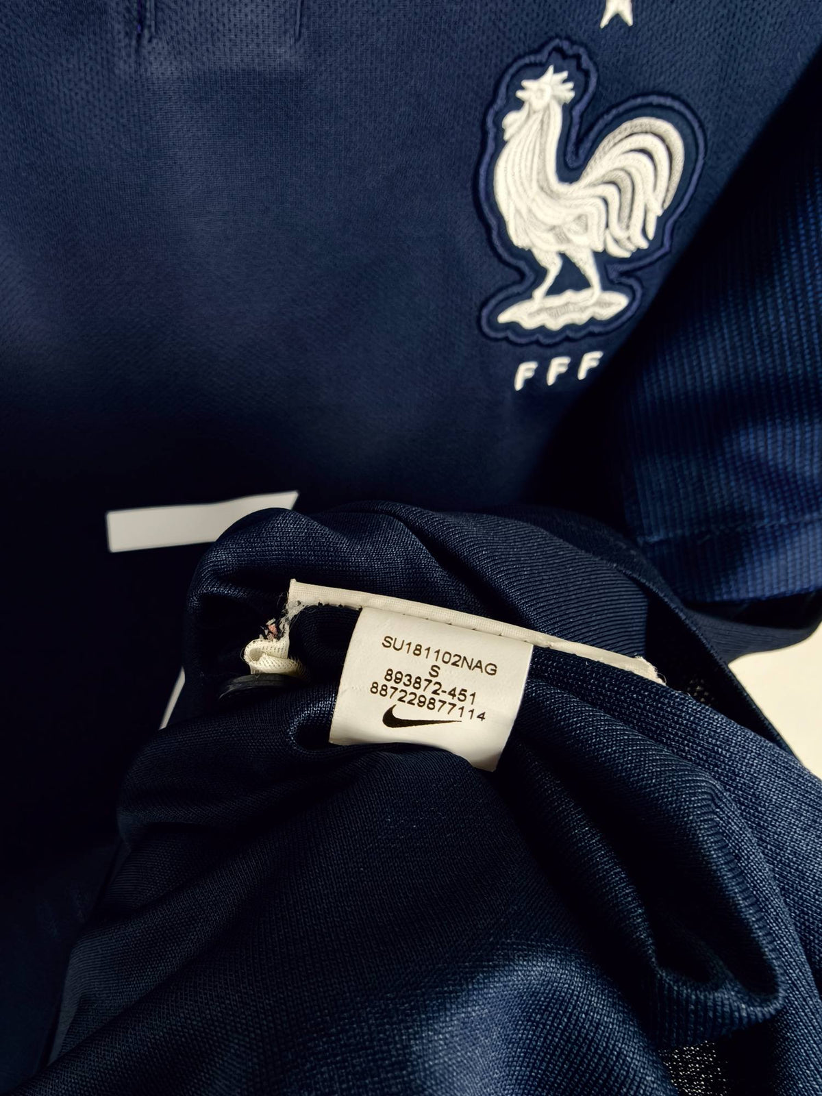 2018-19 France Home Shirt Griezmann #7 - detailed view