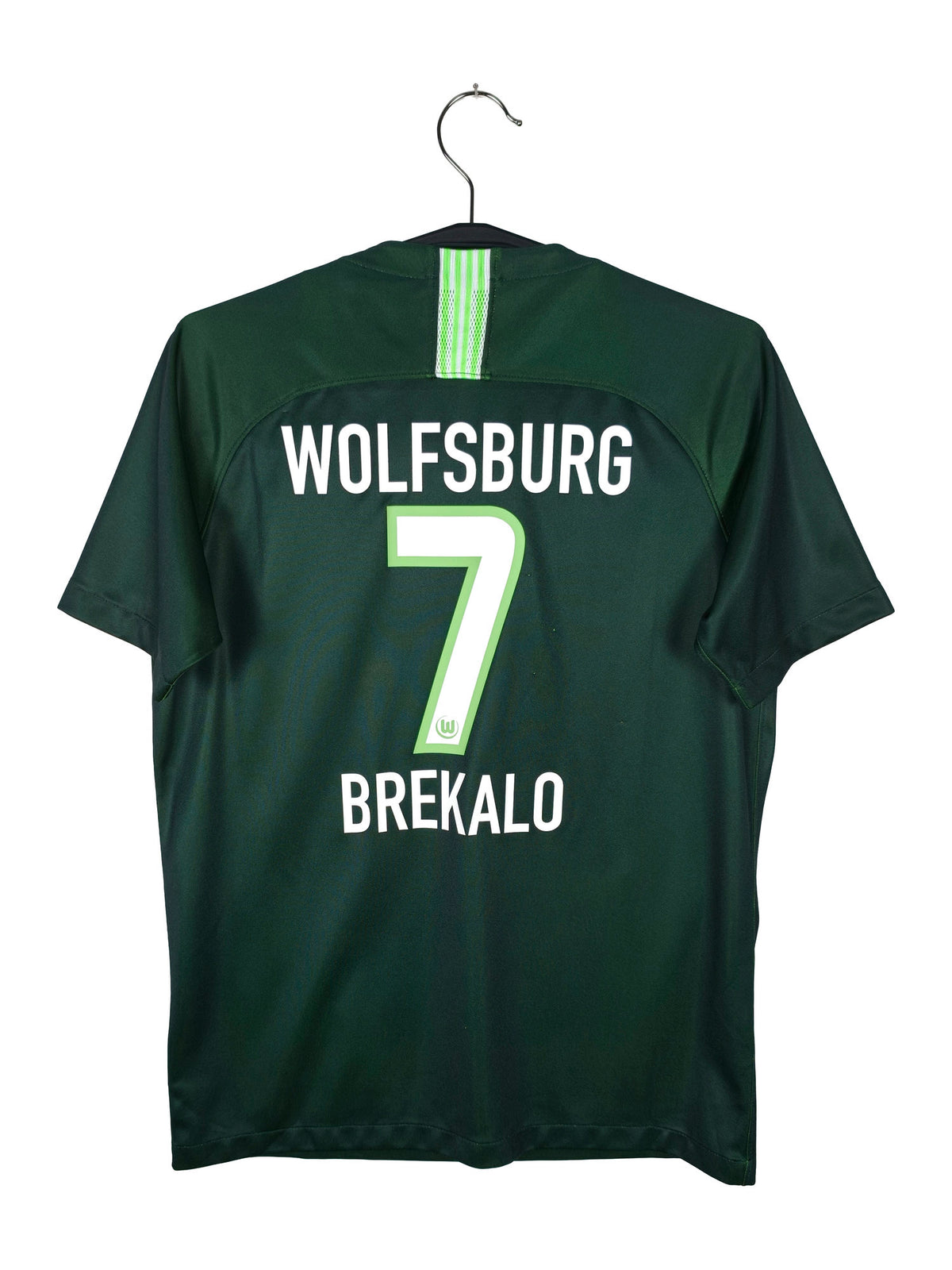 2019-20 Wolfsburg Home Shirt Brekalo #7 - back view