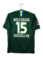 2018-19 Wolfsburg Home Shirt Roussillon #15 - back view