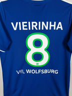 2014-15 Wolfsburg Third Shirt Vierinha #8 - detailed view