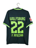 2022-23 Wolfsburg Away Shirt F. Nmecha #22 - back view