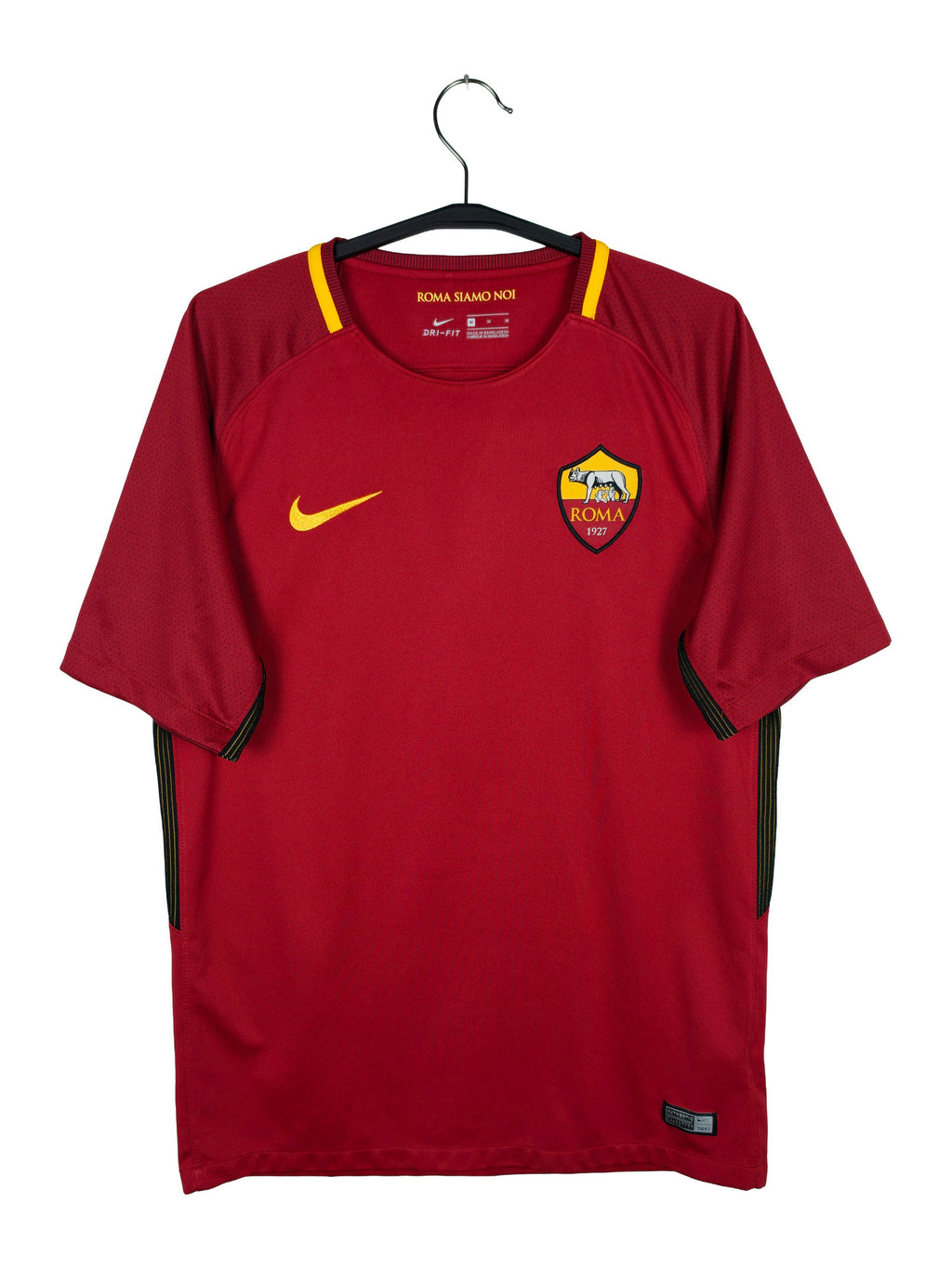 2017-18 AS Roma Home Shirt - front view