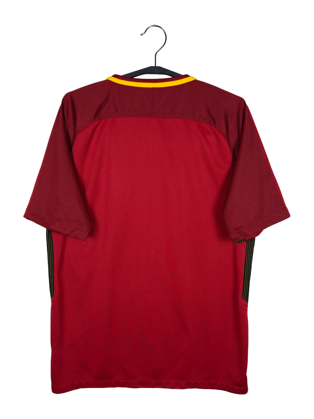 2017-18 AS Roma Home Shirt - back view