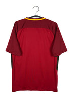 2017-18 AS Roma Home Shirt - back view
