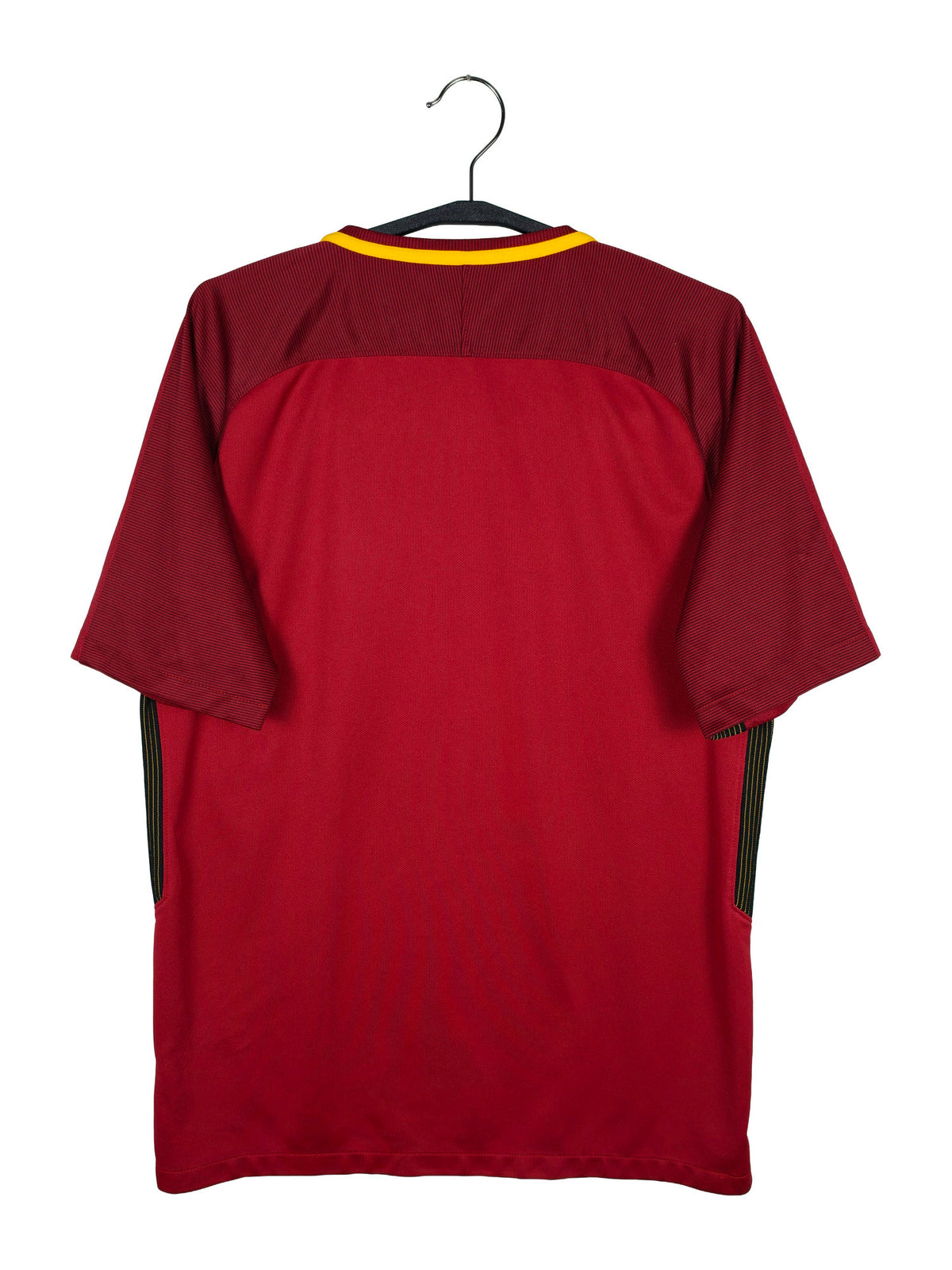 2017-18 AS Roma Home Shirt - back view