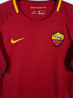 2017-18 AS Roma Home Shirt - detailed view