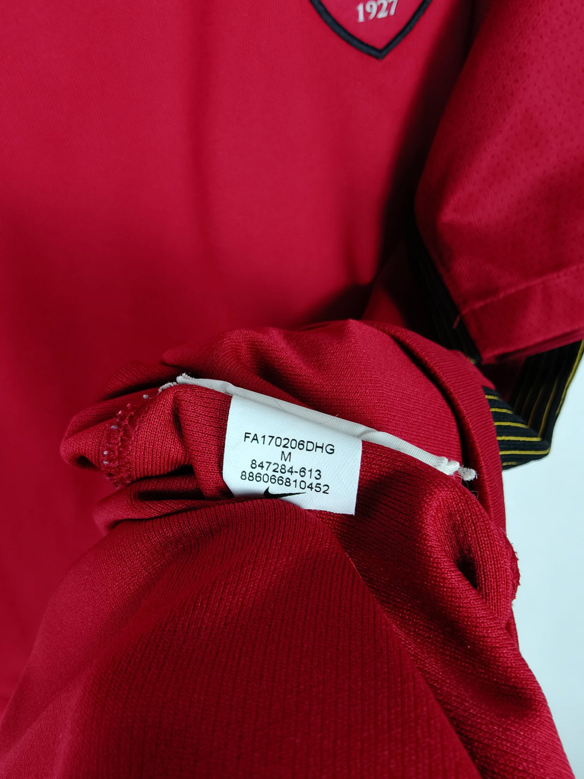 2017-18 AS Roma Home Shirt - detailed view