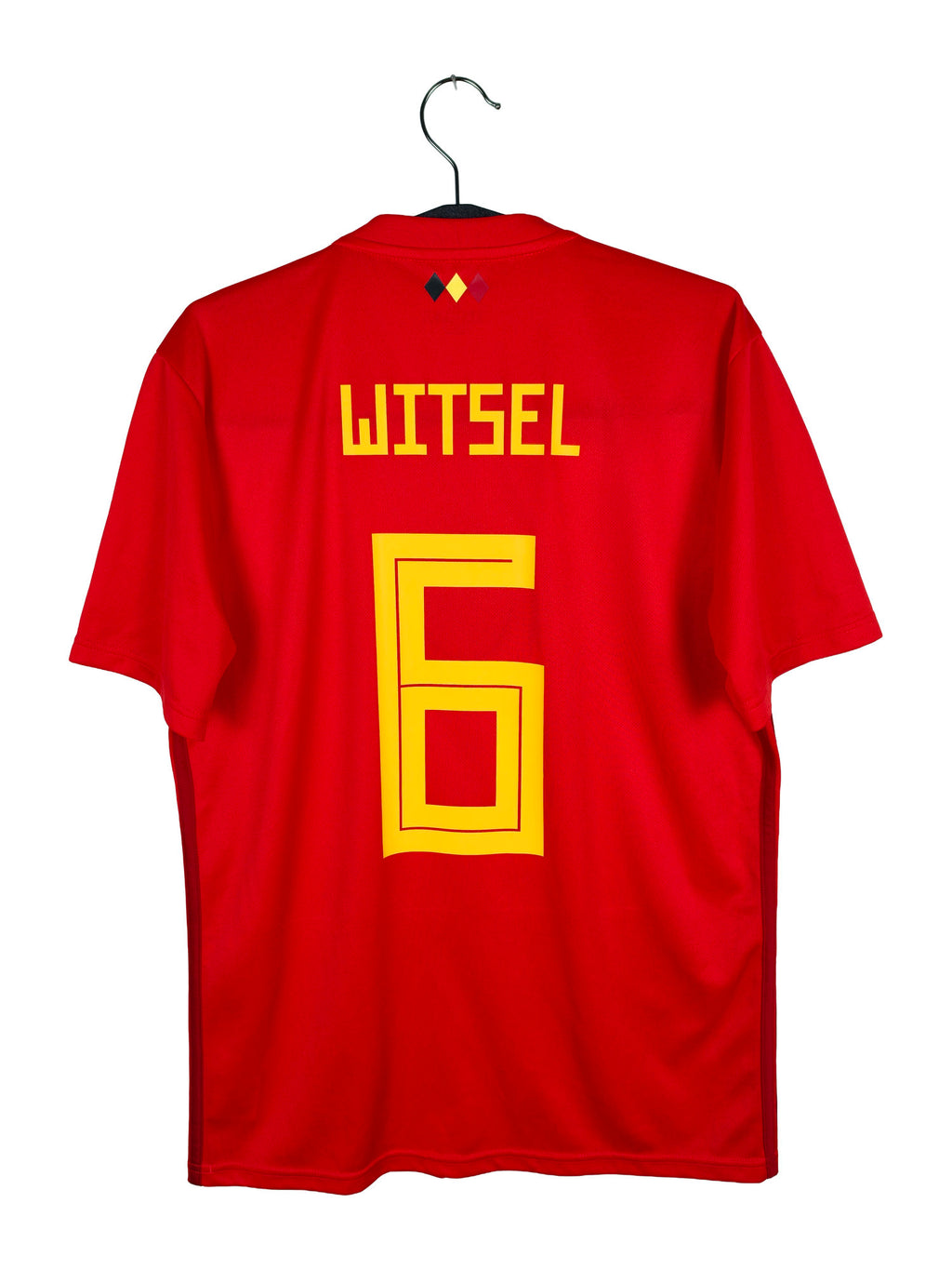 2018 Belgium Home Shirt Witsel #6 - back view
