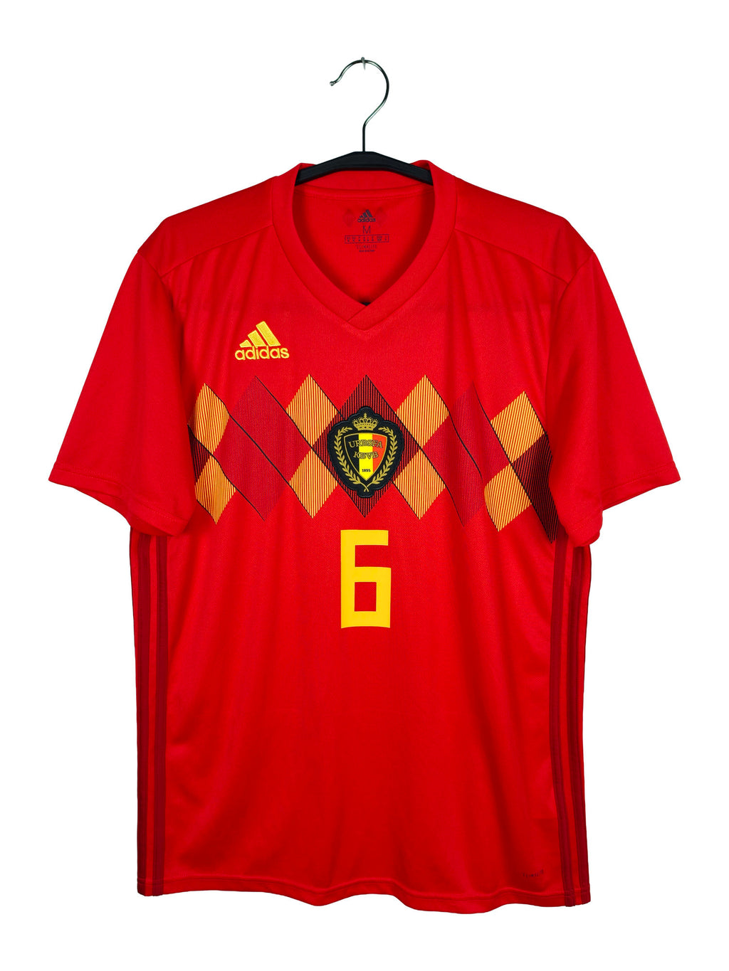 2018 Belgium Home Shirt Witsel #6 - front view