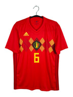 2018 Belgium Home Shirt Witsel #6 - front view