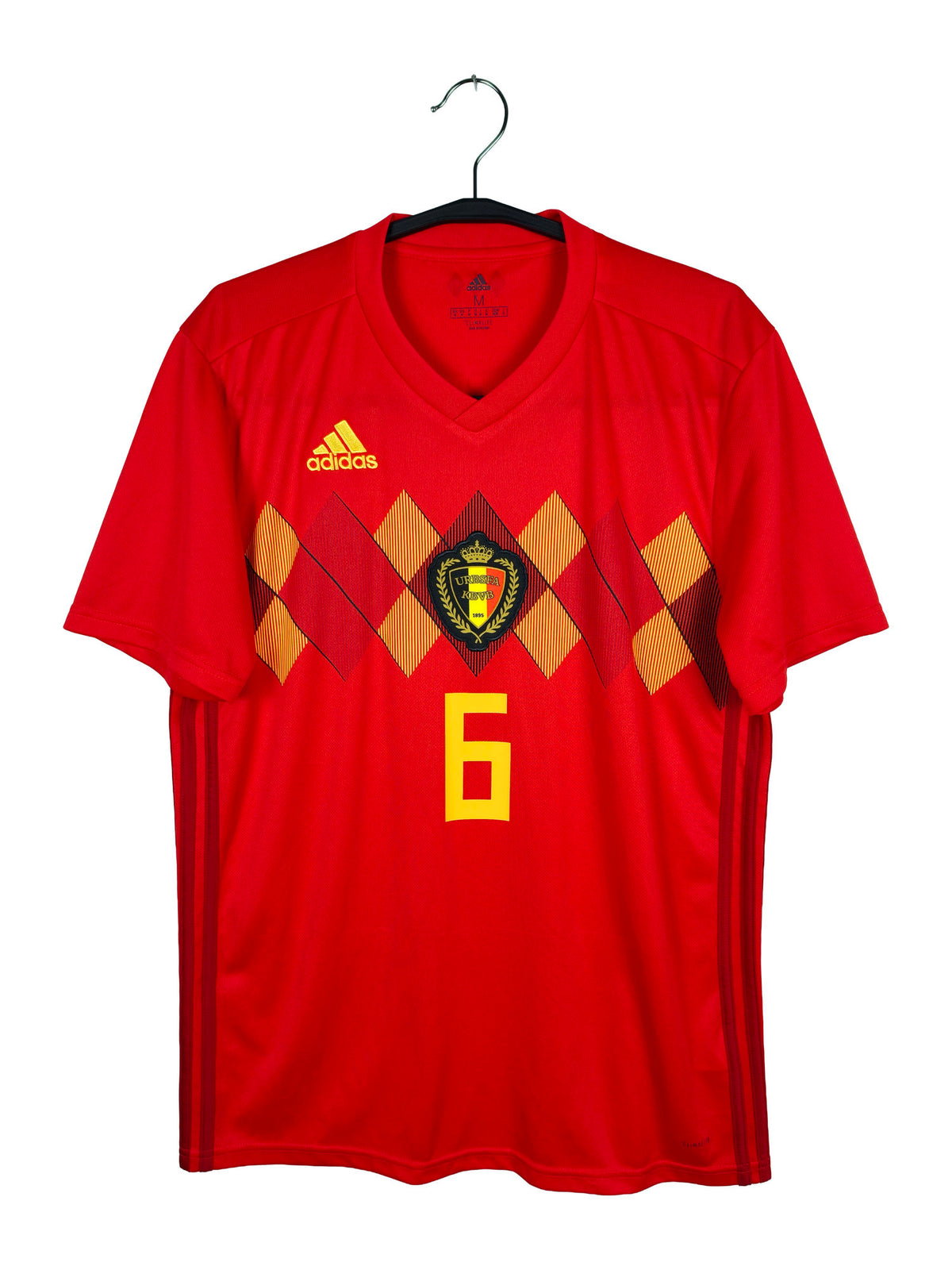 2018 Belgium Home Shirt Witsel #6 - front view