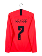 2019-20 Paris Saint-Germain Away Shirt Mbappé #7 (LS) - back view
