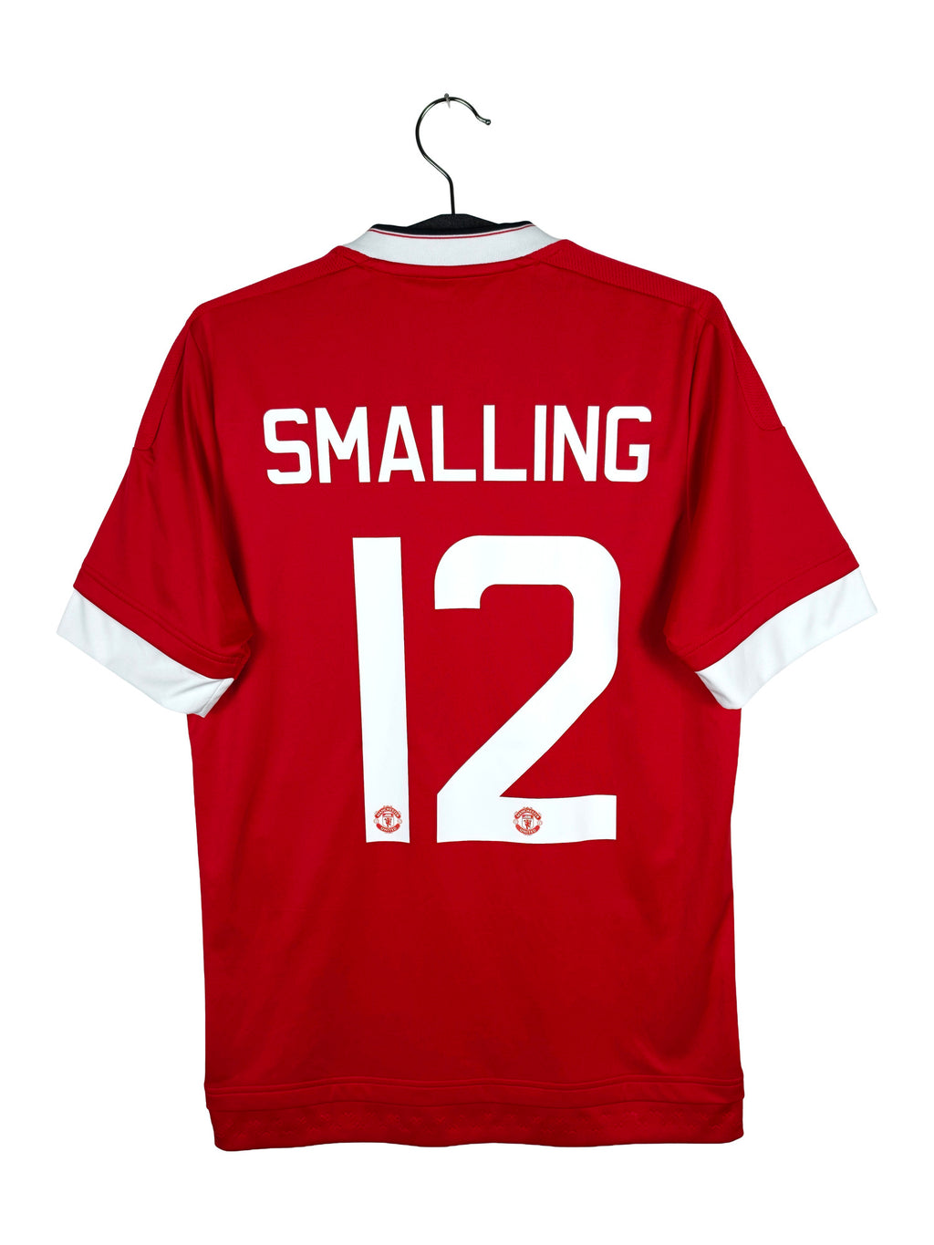2015-16 Manchester United Home Shirt Smalling #12 - back view