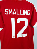 2015-16 Manchester United Home Shirt Smalling #12 - detailed view
