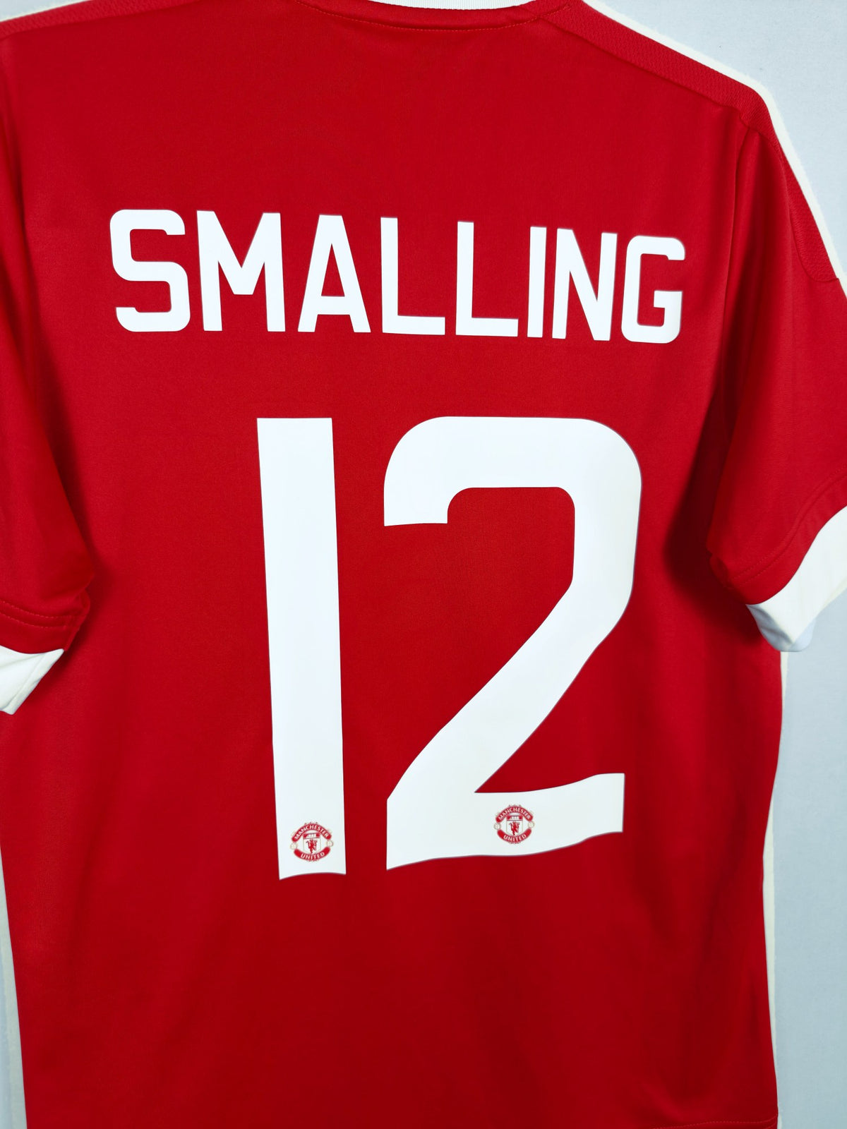 2015-16 Manchester United Home Shirt Smalling #12 - detailed view