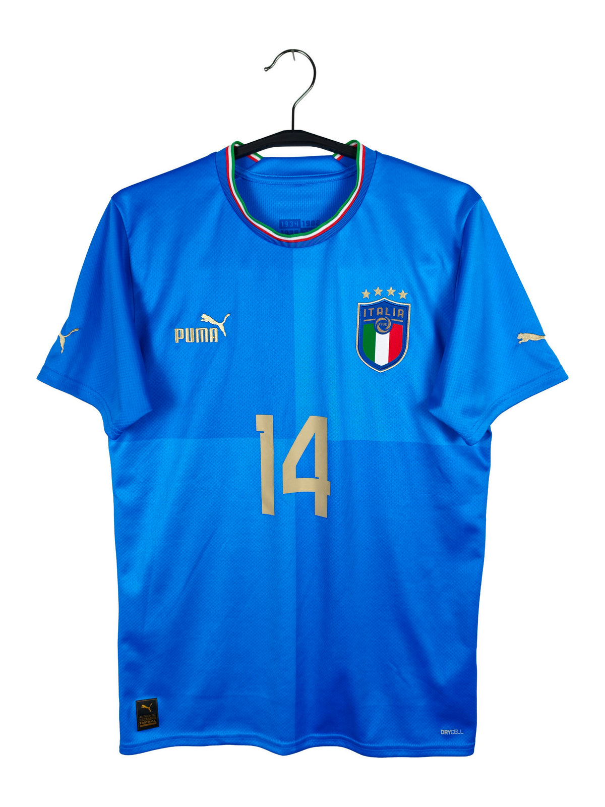 2022 Italy Home Shirt Chiesa #14 - front view
