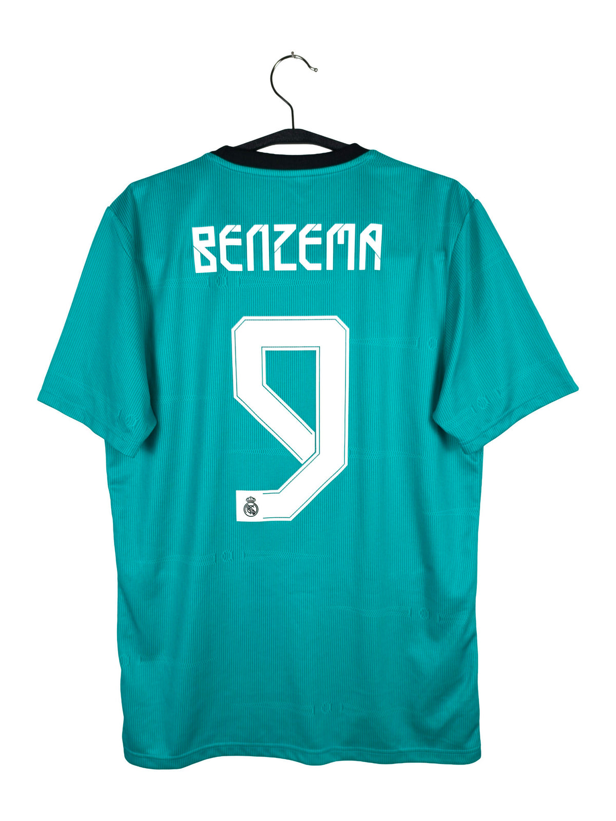 2021-22 Real Madrid Third Shirt Benzema #9 - back view