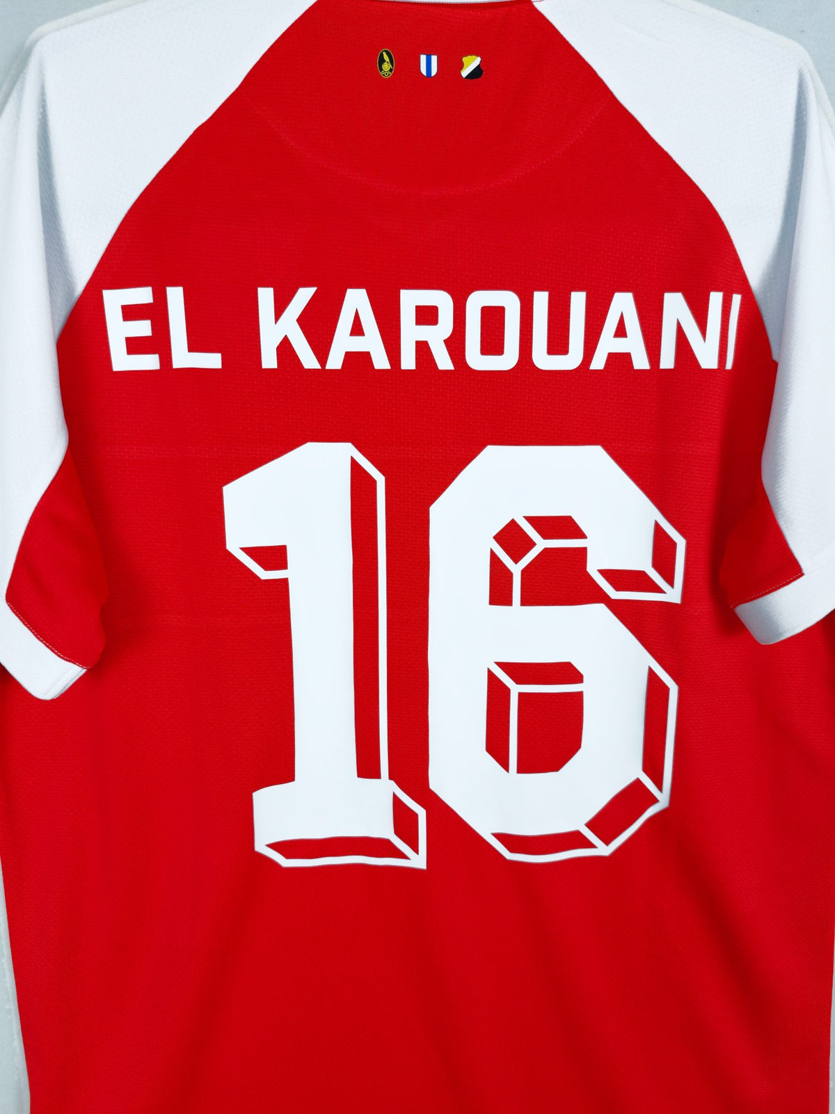 2024-25 Utrecht vierde shirt El Karouani #16 - detailfoto