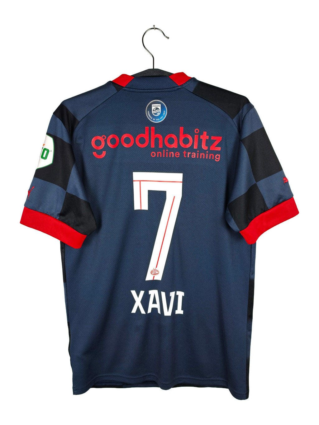 2022-23 PSV Away Shirt Xavi #7 - back view