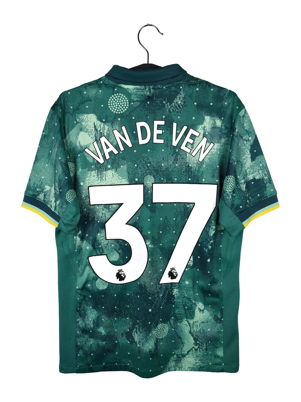 2024-25 Tottenham Hotspur Third Shirt van de Ven #37 - back view
