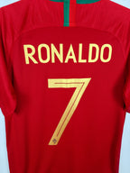 2018-19 Portugal Home Shirt Ronaldo #7 - detailed view